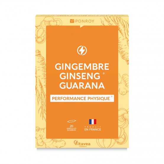 Ampoules de Gingembre - Ginseng - Guarana